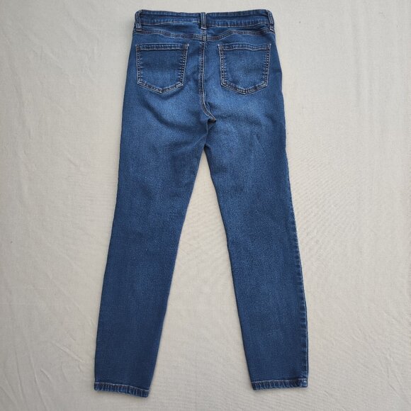 Buffalo jeans Aubrey women's sz 4 ink blue colour High rise Stretch Ankle grazer - Picture 3 of 14